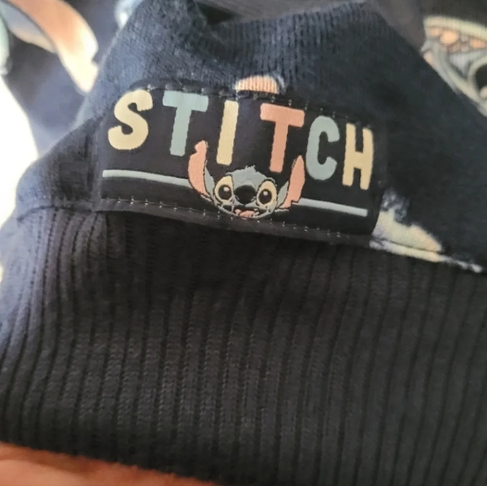 Disney's Lilo and Stitch Super Soft Blue and Pink Pajama Nightgown Size Small - Picture 12 of 13